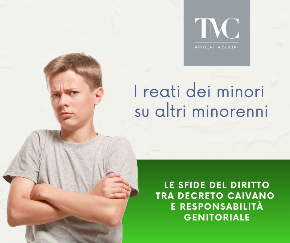 Minori che commettono reati contro altri minori: il nuovo scenario giuridico italiano